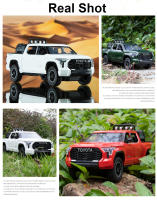 Coche De Modelismo Tundra Escala 1:24 Metal Con Puertas Abatibles Luz Y Sonido Vehículo Off-Road Para Niños Regalos Decoración - details 12