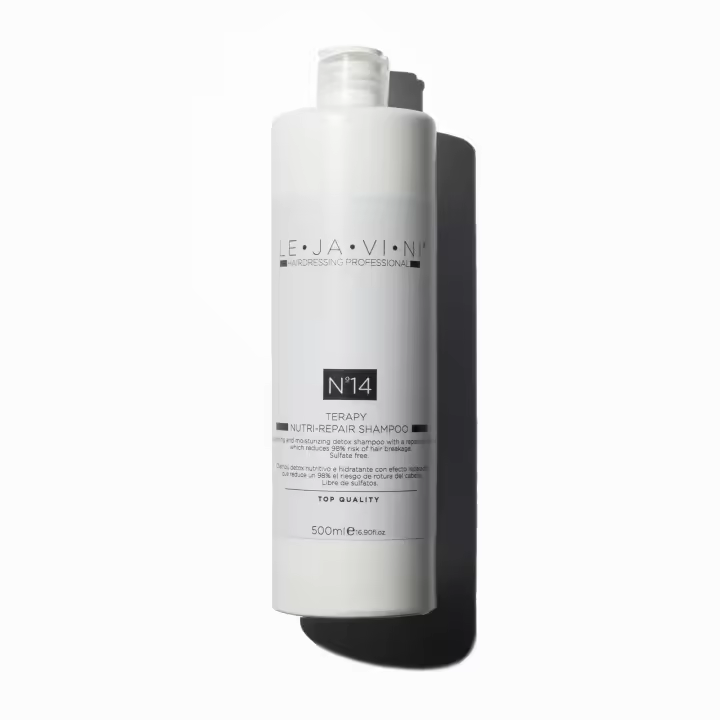 Lejavini Nº14 Terapy Nutri-Repair Shampoo 500mL  - Champú de Pelo Nutritivo - 1