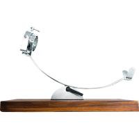 Jamonero Oscilante con Cabeza Giratoria con base de madera y cuerpo Inox - Nerthus - details 1