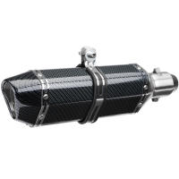 Pipas De Escape Para Motocicleta Universal Caliber 38-51mm Con Silenciador DB Killer Sistema De Escape En Fibra De Carbono Para HONDA Moto Tube - details 0
