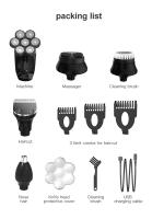 Kensen 5 En 1 Afeitadora Eléctrica 7D Cabeza De Corte Flotante Recargable Kit De Afeitado Para Hombres IPX6 Impermeable Trimmer De Barba - details 10