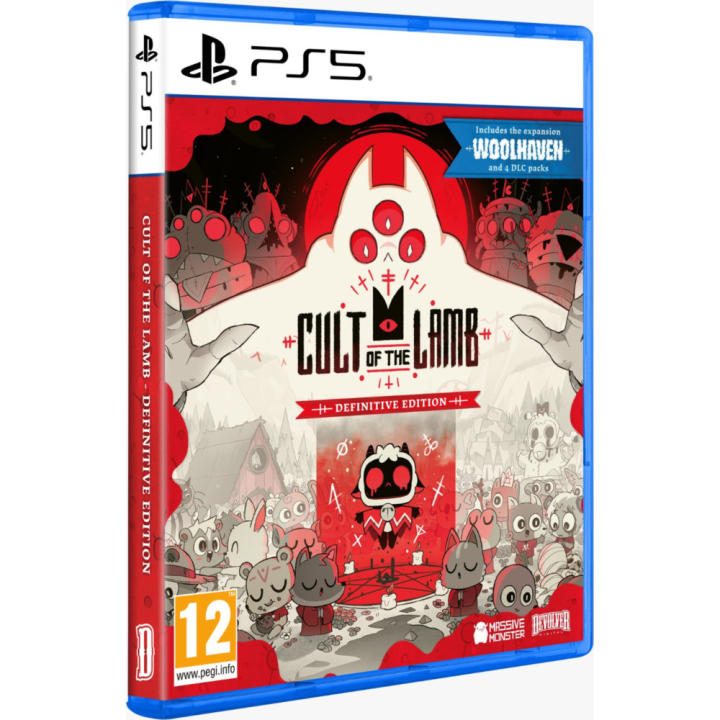 CULT OF THE LAMB DEFINITIVE EDITION PS5 - Precintado - PAL España - Meridiem Games - Devolver Digital - Sony - Roguelite - Aventura - PREVENTA - Lanzamiento 17/07/2026