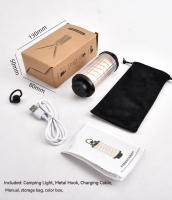 Lámpara De Camping Retro LED Recargable 2600mAh Con Gancho Luz De Emergencia Portátil Para Aventuras Al Aire Libre Y Tienda De Camping - details 16