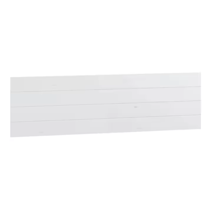 Cabezal de madera maciza color Blanco (Ancho 156 cm/Alto 45 cm/Fondo 3,2 cm) - 1