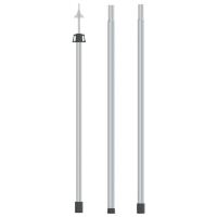 vidaXL Poste Telescópico de Toldo Acero Galvanizado 102-260 cm Mástil Toldo Cantidad 1 unidad, 2 unidades - details 0