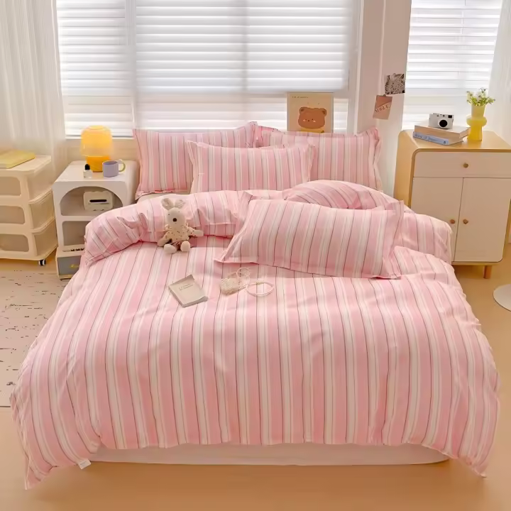 Juego de Funda Nórdica 4 Piezas de Algodón Alta Calidad Juego de Ropa de Cama- Dibujo Elegante - Varios Tamaños Disponibles - 1