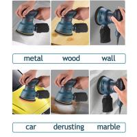 Bricolaje Eléctrico 300W Mecanismo De Eje Asimétrico 6 Velocidades Ajustables 5 Pulgadas 125mm Máquina De Pulido De Coche Con Caja De Polvo Para Madera Y Bricolaje - details 5