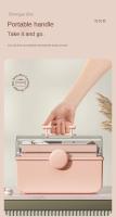 Caja De Almacenamiento Para Maquillaje Grande Y Portátil De Plástico Transparente Y Antipolvo Famosa En Internet Para Medicamentos Y Paletas De Sombras - details 5