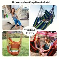 Silla Colgante De Hamaca Tejida a Mano 1pc Resistente Y Cómoda Para Uso Interior Y Exterior Muebles De Jardín Auto-Instalable - details 2