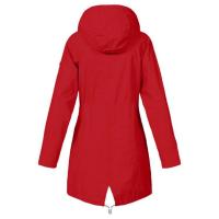 Chaqueta De Lluvia Para Mujer Ligera Impermeable Estilo Trench Con Cordón Ideal Para Caminatas Casuales Al Aire Libre - details 9
