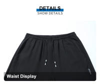Pantalones De Verano Para Hombre Seda Helada Transpirables Casuales Delgados Secado Rápido Estilo Recto Cintura Elástica Deportivos Fitness - details 11