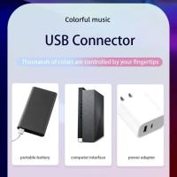 Lámpara De Mesa LED RGB Con Control Remoto Para Decoración De Habitación Y Gaming Luz Nocturna Sincronizada Con Música Para TV Y Escritorio - details 7
