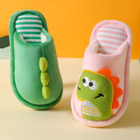 Zapatillas De Peluche De Dinosaurio Para Niños Y Niñas Cómodas Y Cálidas Para Otoño E Invierno Diseño De Princesa Unisex Para Uso Interior En Habitación - details 7