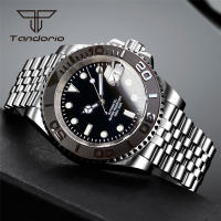 Reloj De Pulsera Automático Tandorio NH35A Date Acero Inoxidable 40mm Inmersión Diversidad Cristal De Zafiro Bisel Rotativo Luminoso - details 6