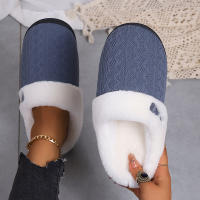 Zapatillas Casuales De Pelo Fluffy Para Mujer Invierno Plush Interior Zapatos De Mujer 2025 Plataforma Calientes Tallas Grandes Pareja Planas - details 23
