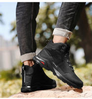 Botas De Invierno Para Hombre Resistente Al Agua Y Antideslizante Zapatillas De Nieve Para Senderismo Y Trabajo Cubierta Media Casual Para Exterior - details 9