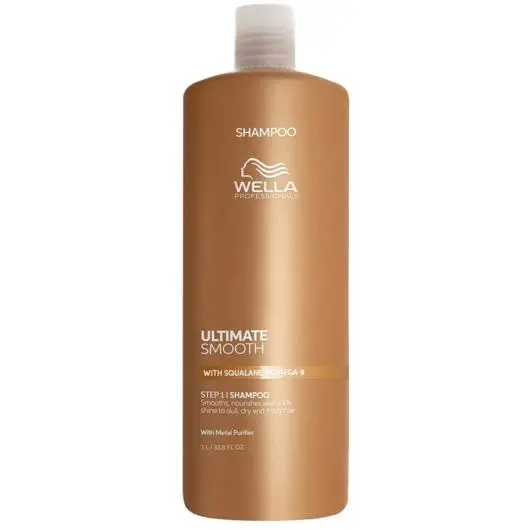 Champú Ultimate Smooth cabello encrespado 1000ml Wella Professionals - 1