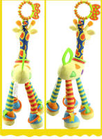 Juguete De Peluche Divertido Giraffa Chroma Campana Para Niños Colgante Para Carrito De Bebé Juguete Suave Musical Que Facilita La Prehensión En Niños Regalo Para Bebés De 0 a 24 Meses - details 6