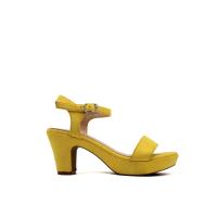 Calzados Soraia. Sandalia de tacón bajo, tacón grueso, un clásico de serraje, sandalia cómoda, moda verano - details 4