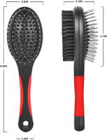 Perro cepillo para el aseo de pelo largo y corto-Grooming peine para desenredar y cerrar la suciedad - details 0
