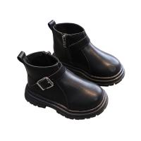 Botas De Cuero Para Niños Moda Otoño Invierno Botines Cortos Con Cierre De Cremallera No Esmeriladas Antideslizantes Para Niños Y Niñas - details 11