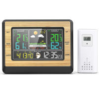 Estación Meteorológica Inalámbrica Con Pantalla Color De 6 Pulgadas Termómetro Digital Para Interior Y Exterior Previsión Del Clima Y Temperatura - details 11