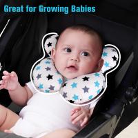 Almohada para el cuello del bebé, almohada en forma de U para niños, almohada mejorada para soporte del bebé, almohada para el cuello del asiento del automóvil, soporte para el cuello del recién nacido en el asiento del automóvil, cochecito, viaje - details 2