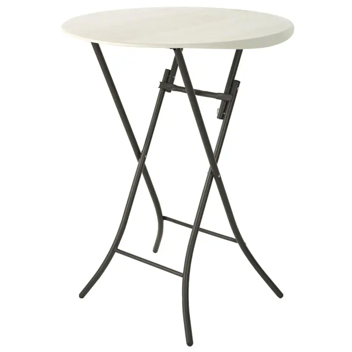 Mesa Alta Cocktail Plegable Diametro 84cm altura 110Cm (Color Baby 92120) - 1