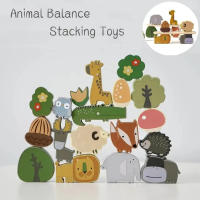 Juguete De Madera Para Bebés Animal De Pila Equilibrio Montessori Educativo Desarrollo Infantil Juguetes Naturales Para Niños 3-6 Años - details 0
