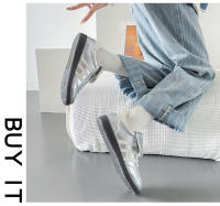 Zapatos De Entrenamiento Morales Nuevos En Plata Tenis Deportivos Casuales Con Punta Redonda Y Tirantes Delgados Para Mujer Cuero Vara Flats Chaussure Femme - details 7