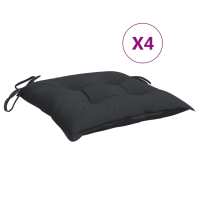 vidaXL Cojines para silla 4 uds tela Oxford 40x40x7 cm Color Beige,  Rojo,  Negro y mas Cojín Decorativo de Asiento Cojines de muebles de salon - details 4