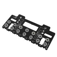 Kit De Juego De Herramientas Para Agujeros Rectos Y Bolsillo En Aluminio Locator De Agujeros De Punzón De Arco Iris Guía De Perforación Para Estante Juego De Herramientas De Carpintería DIY - details 16