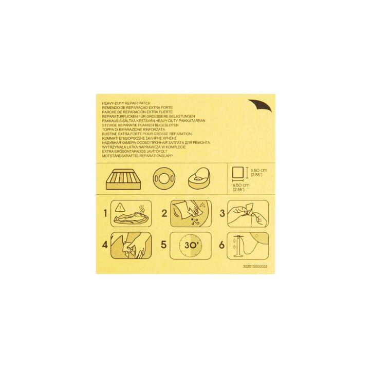 Kit De Reparação Remendos De Reparação 6,5Cm X 6,5Cm 10Pcs Bestway