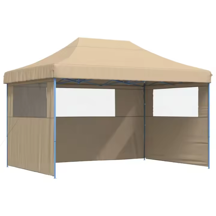 vidaXL Tienda de fiesta plegable Pop-Up 3 paredes laterales tienda Color Burdeos,  orange,  Beige y mas - 1