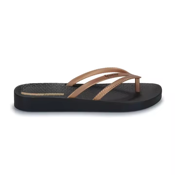 Ipanema IP82840 Chanclas de dedo Bossa Soft V Fem para mujer en negro de piel sintética - 1