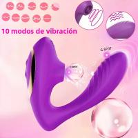 Dispositivo De Succión Vaginal De 10 Velocidades Estimulador De Clítoris Vibrador G-Spot Para Mujeres Juguete Sexual Femenino - details 3