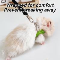 Juego De 4 Piezas Correa Y Arnes Ajustable Para Pequeños Animales Como Hamsters Sucres Y Ardillas Resistente Al Escape - details 4