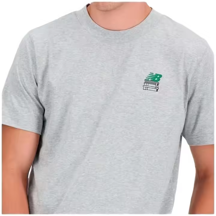 Camisetas De Manga Corta New Balance para Hombre en color Gris - 1