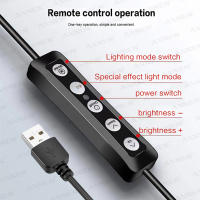 Anillo De Luz RGB Selfie 10in 26cm Con Trípode Telescópico Y Soporte Para Teléfono Lámpara De Relleno De Maquillaje Para Fotografía - details 9