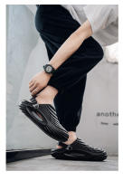 Nuevos Pantuflas Masaje Para Hombre 2025 Sandalias Casuales De Playa Comodidad Grande Tamaño 40-45 Plataforma Medio Tacón Invierno Interior Exterior - details 19
