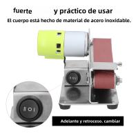 Sándwich Eléctrico Multifuncional 30mm Polidor Y Molidor Para DIY Acero Aluminio Madera Acrílico Pulido Y Fijado Máquina De Afilar Herramienta De Trabajo Del Hogar - details 4