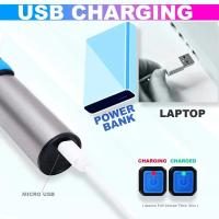 Luz UV Rechargeable USB 395nm Blacklight Zoomable Para Detectar Orina De Mascotas Y Curinga De Resina Luz Ultravioleta Para Defensa Personal - details 8