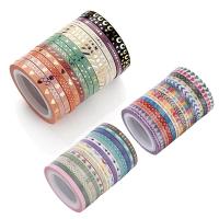 Agutape Set De 48 Rolls De Cinta De Washi Dorada De Plata De 3MM Ancho Cinta Decorativa Y De Protección Para DIY - details 2