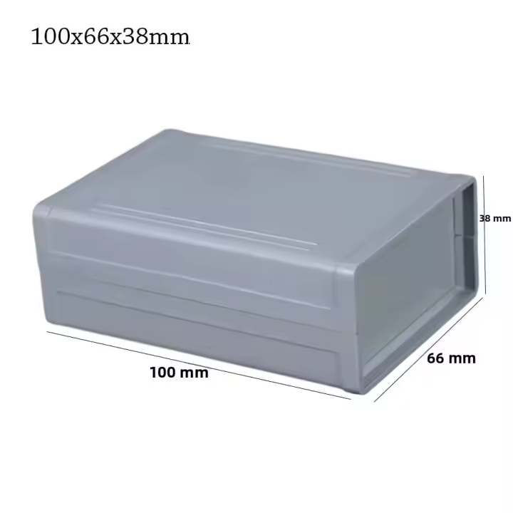 Caja De Instrumentos Plástica Impermeable Gris Para Proyectos Electrónicos Caja De Suministros Eléctricos Con USB Caja De Conexión De Poder - 1