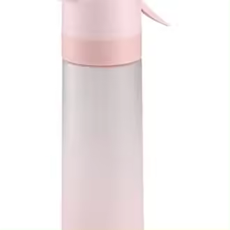 Botella de Agua 2 en 1 con función de Niebla y bebida, portáthil, Deportiva, a prueba de fugas, Con hhydratation por Niebla, rose color - 1