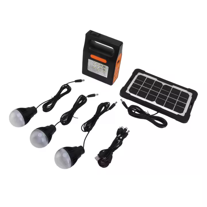 Generador Portátil de Carga - Sistema de Iluminación con Generador Solar - 1