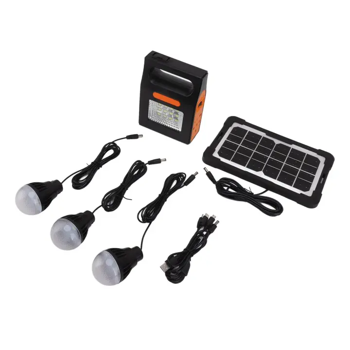 Generador Portátil de Carga - Sistema de Iluminación con Generador Solar - 1