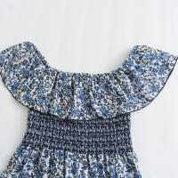 Vestido Largo Sin Mangas De Mujer TRAF Elegante Y Moderno De Verano Con Estampado De Flores Y Cuello Bajito Para Fiestas Y Noches - details 15