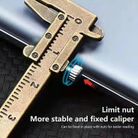 Mini Regla De Metal Con Calibrador Llavero Portátil 0-4cm Herramienta De Medición Para Bolso Coche Joyería Accesorio De Llavero - details 2