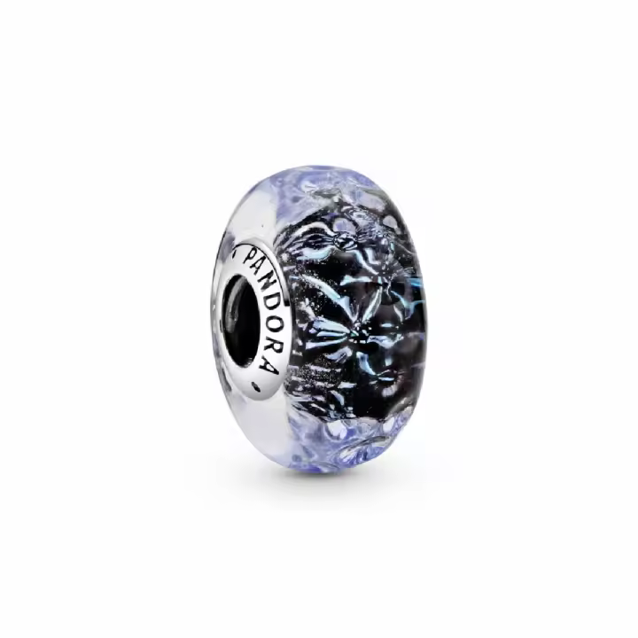 Charm Pandora Cristal Murano Azul Oscuro - 1
